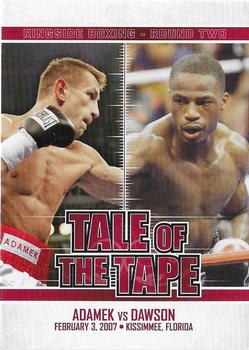 2011 Ringside Boxing Round Two #160 Tomasz Adamek/Chad Dawson Front