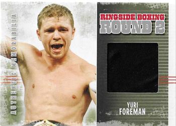 2011 Ringside Boxing Round Two - Authentic Memorabilia Silver #AM-33 Yuri Foreman Front