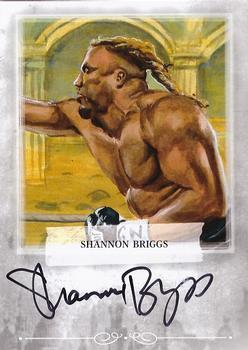 2011 Ringside Boxing Round Two - Autographs Silver #A-SB1 Shannon Briggs Front