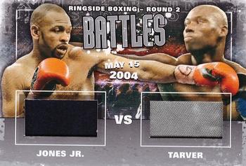 2011 Ringside Boxing Round Two - Battles Silver #B-03 Roy Jones Jr./Antonio Tarver Front