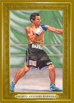 2011 Ringside Boxing Round Two - Turkey Red Gold #121 Marco Antonio Barrera Front