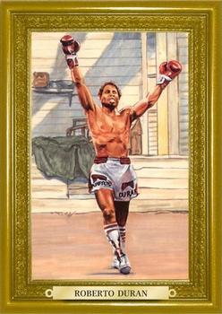 2011 Ringside Boxing Round Two - Turkey Red Gold #137 Roberto Duran Front