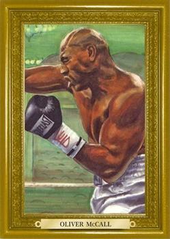 2011 Ringside Boxing Round Two - Turkey Red Gold #142 Oliver McCall Front