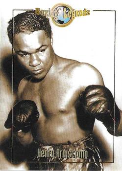 1998 Futera Platinum Boxing Legends #NNO Henry Armstrong Front