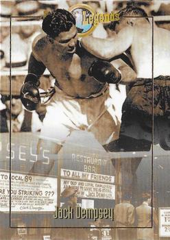 1998 Futera Platinum Boxing Legends #NNO Jack Dempsey Front