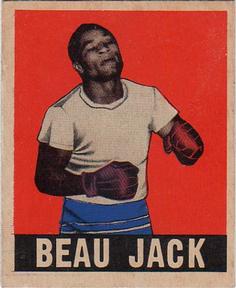 1948 Leaf Knock Out #13 Beau Jack Front