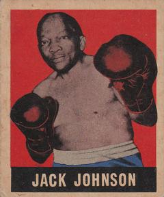 1948 Leaf Knock Out #17 Jack Johnson Front