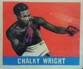 1948 Leaf Knock Out #57 Chalky Wright Front