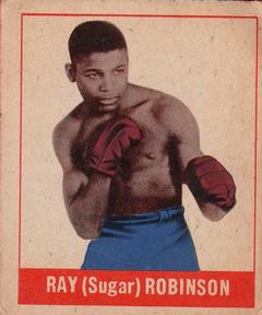 1948 Leaf Knock Out #64 Ray Robinson Front
