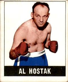1948 Leaf Knock Out #65 Al Hostak Front