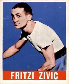 1948 Leaf Knock Out #82 Fritzie Zivic Front
