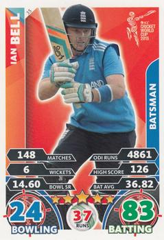 2015 Topps Cricket Attax ICC World Cup #35 Ian Bell Front