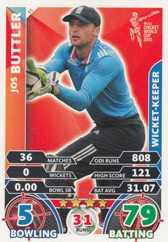 2015 Topps Cricket Attax ICC World Cup #45 Jos Buttler Front