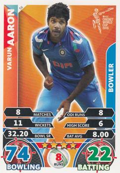 2015 Topps Cricket Attax ICC World Cup #56 Varun Aaron Front