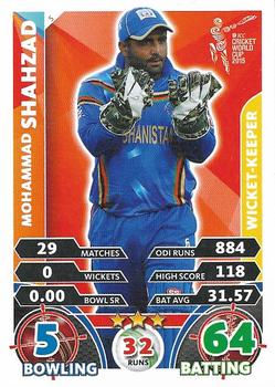 2015 Topps Cricket Attax ICC World Cup #5 Mohammad Shahzad Front