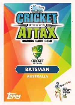 2015 Topps Cricket Attax ICC World Cup #9 George Bailey Back
