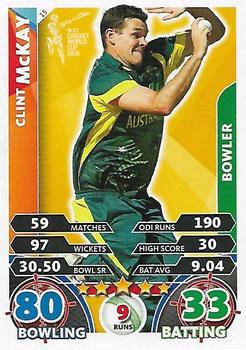 2015 Topps Cricket Attax ICC World Cup #15 Clint McKay Front