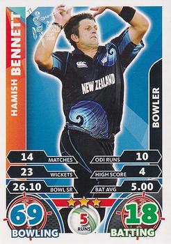 2015 Topps Cricket Attax ICC World Cup #77 Hamish Bennett Front