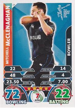 2015 Topps Cricket Attax ICC World Cup #78 Mitchell McClenaghan Front