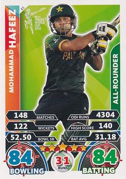 2015 Topps Cricket Attax ICC World Cup #85 Mohammad Hafeez Front