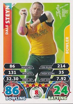 2015 Topps Cricket Attax ICC World Cup #106 Dale Steyn Front