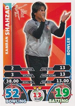 2015 Topps Cricket Attax ICC World Cup #125 Kamran Shahzad Front