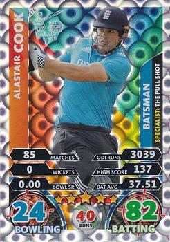 2015 Topps Cricket Attax ICC World Cup #176 Alastair Cook Front