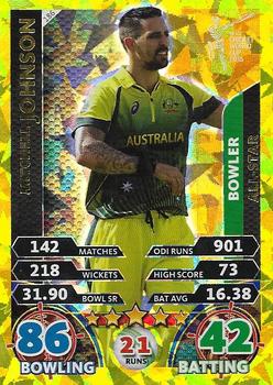 2015 Topps Cricket Attax ICC World Cup #186 Mitchell Johnson Front