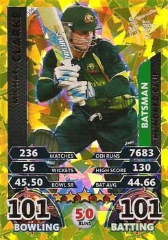 2015 Topps Cricket Attax ICC World Cup #196 Michael Clarke Front
