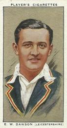 1934 Player's Cricketers #7 Eddie Dawson Front
