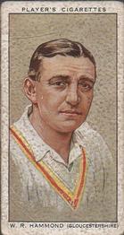 1934 Player's Cricketers #11 Wally Hammond Front