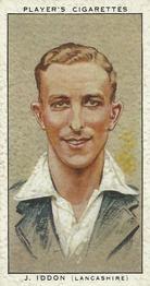 1934 Player's Cricketers #14 Jack Iddon Front