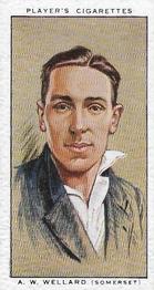 1934 Player's Cricketers #32 Arthur Wellard Front