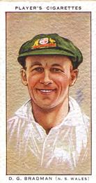 1934 Player's Cricketers #36 Don Bradman Front