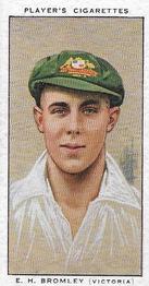 1934 Player's Cricketers #37 Ernest Bromley Front