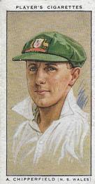 1934 Player's Cricketers #39 Arthur Chipperfield Front