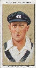 1934 Player's Cricketers #41 Hans Ebeling Front