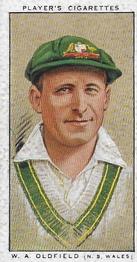 1934 Player's Cricketers #46 Bert Oldfield Front