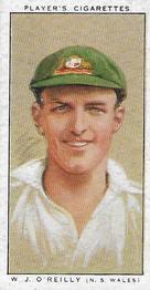 1934 Player's Cricketers #47 Bill O'Reilly Front