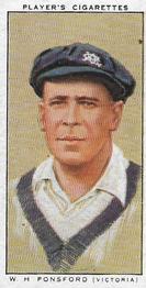 1934 Player's Cricketers #48 Bill Ponsford Front