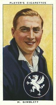 1938 Player's Cricketers #9 Harold Gimblett Front