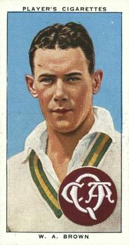 1938 Player's Cricketers #39 Bill Brown Front