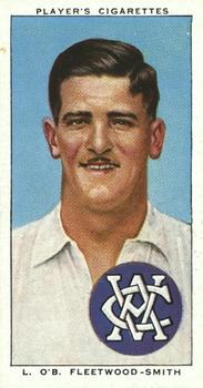 1938 Player's Cricketers #42 Chuck Fleetwood-Smith Front