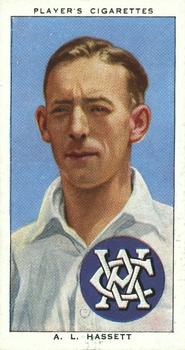 1938 Player's Cricketers #43 Lindsay Hassett Front