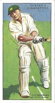 1930 Player's Cricketers #4 Donald Bradman Front