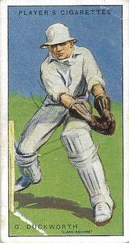 1930 Player's Cricketers #10 George Duckworth Front