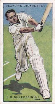 1930 Player's Cricketers #11 Kumar Shri Duleepsinhji Front