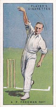 1930 Player's Cricketers #14 Tich Freeman Front