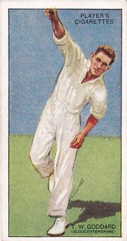 1930 Player's Cricketers #17 Tom Goddard Front