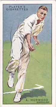 1930 Player's Cricketers #26 Alec Hurwood Front